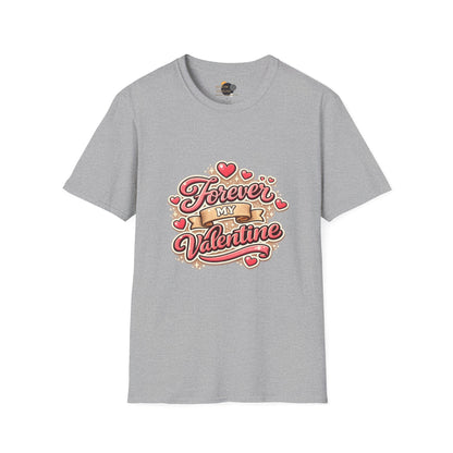 Forever My Valentine Retro Hearts T-Shirt
