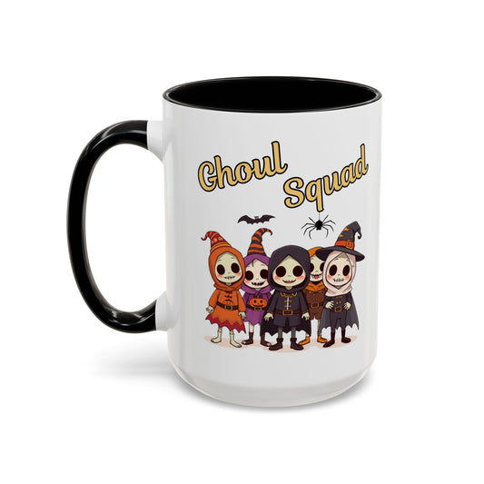 Ghoul Squad Coffee Mug - Perfect for Halloween Parties, Trick-or-Treating, or Everyday Use - Fun Spooky Gift, Holiday Decor, Novelty Mug, Fall