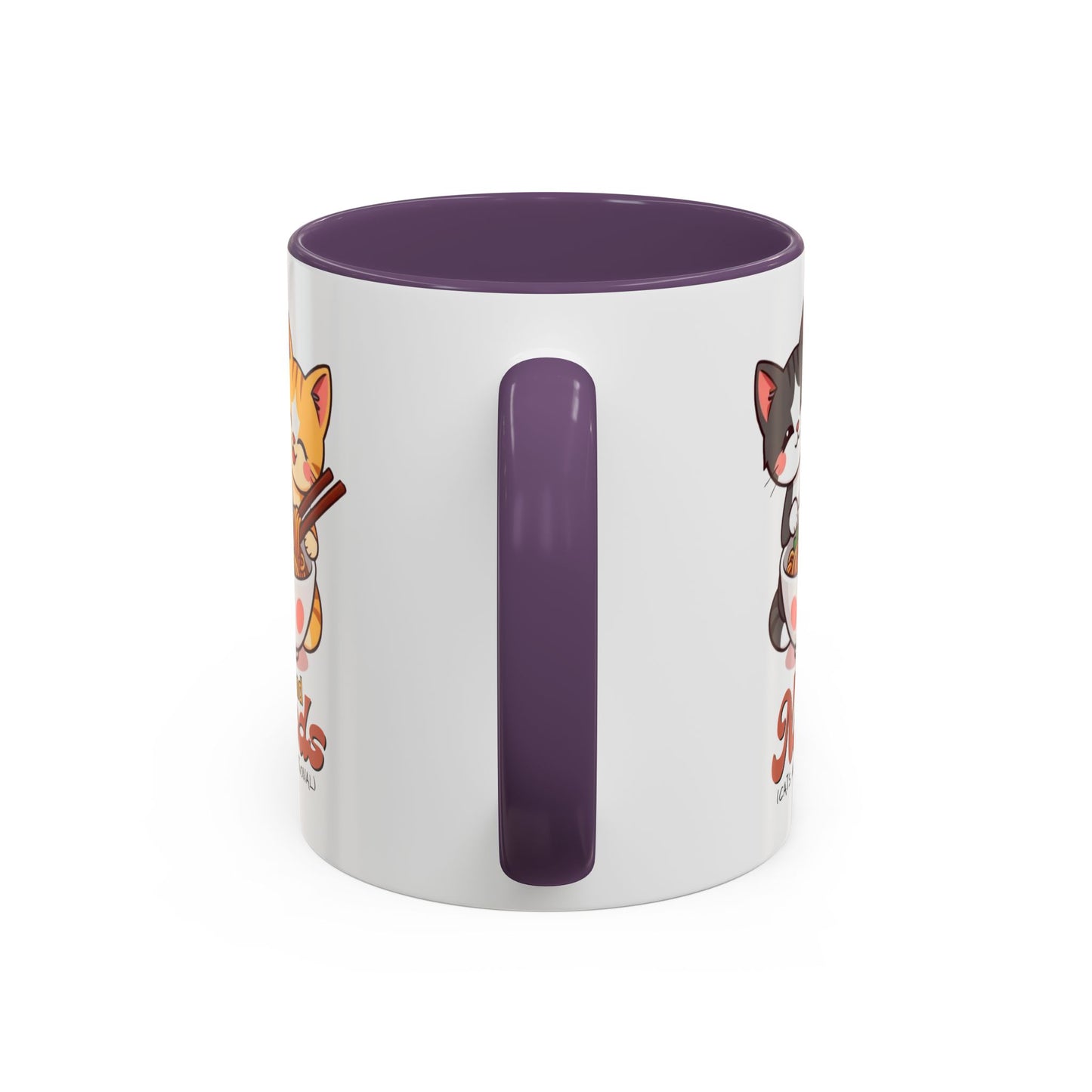 Cute Cat-Themed Coffee Mug, Send Noods Mug, Fun Gift for Cat Lovers, Unique Kitchen Decor, Perfect for Birthdays or Holidays