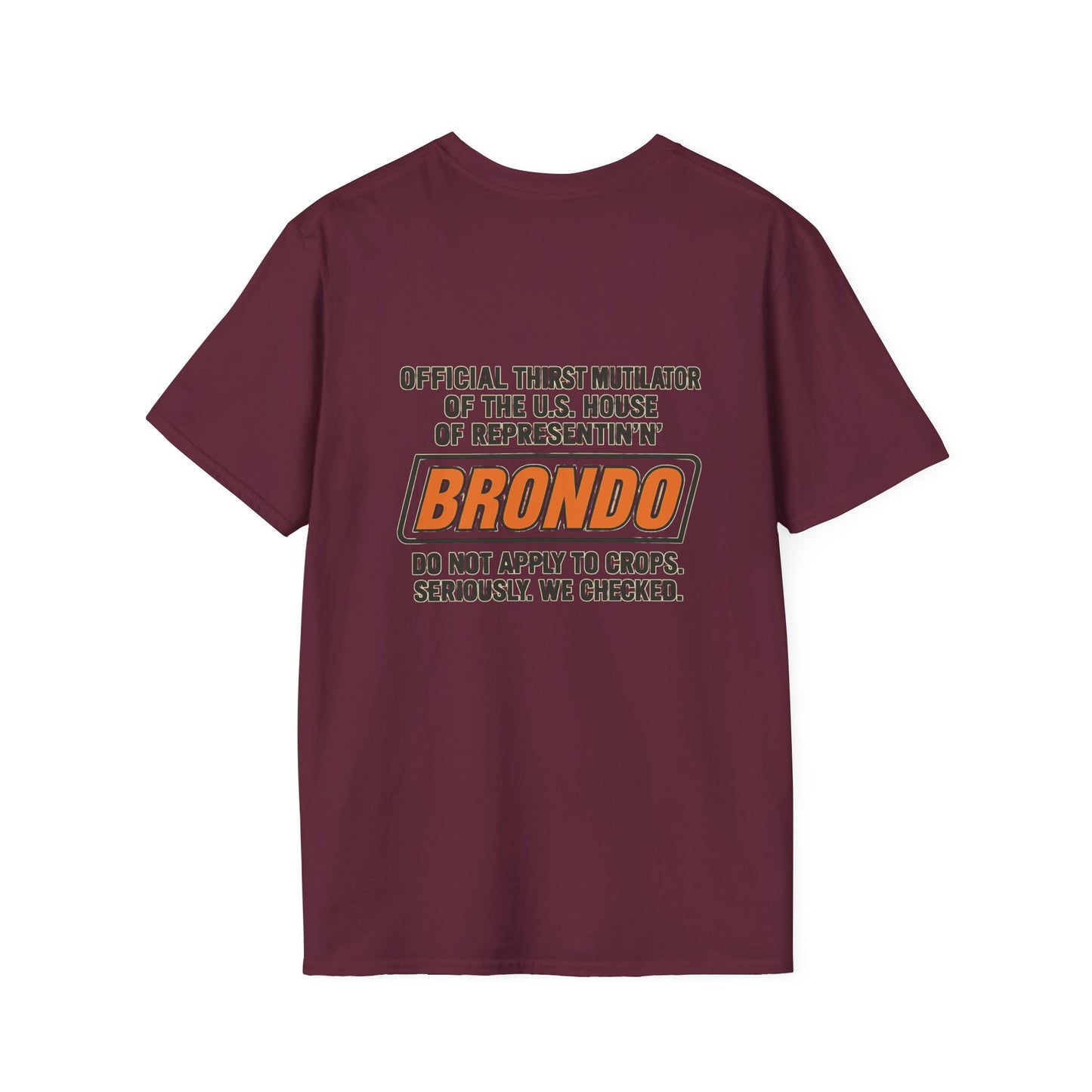 Unisex Brondo Softstyle T-Shirt - Retro Vintage Vibe, Perfect Gift for Fans, Casual Wear, Summer Events, Fun Party Outfit