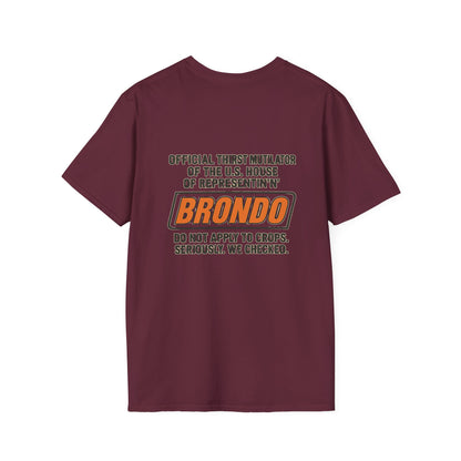 Unisex Brondo Softstyle T-Shirt - Retro Vintage Vibe, Perfect Gift for Fans, Casual Wear, Summer Events, Fun Party Outfit