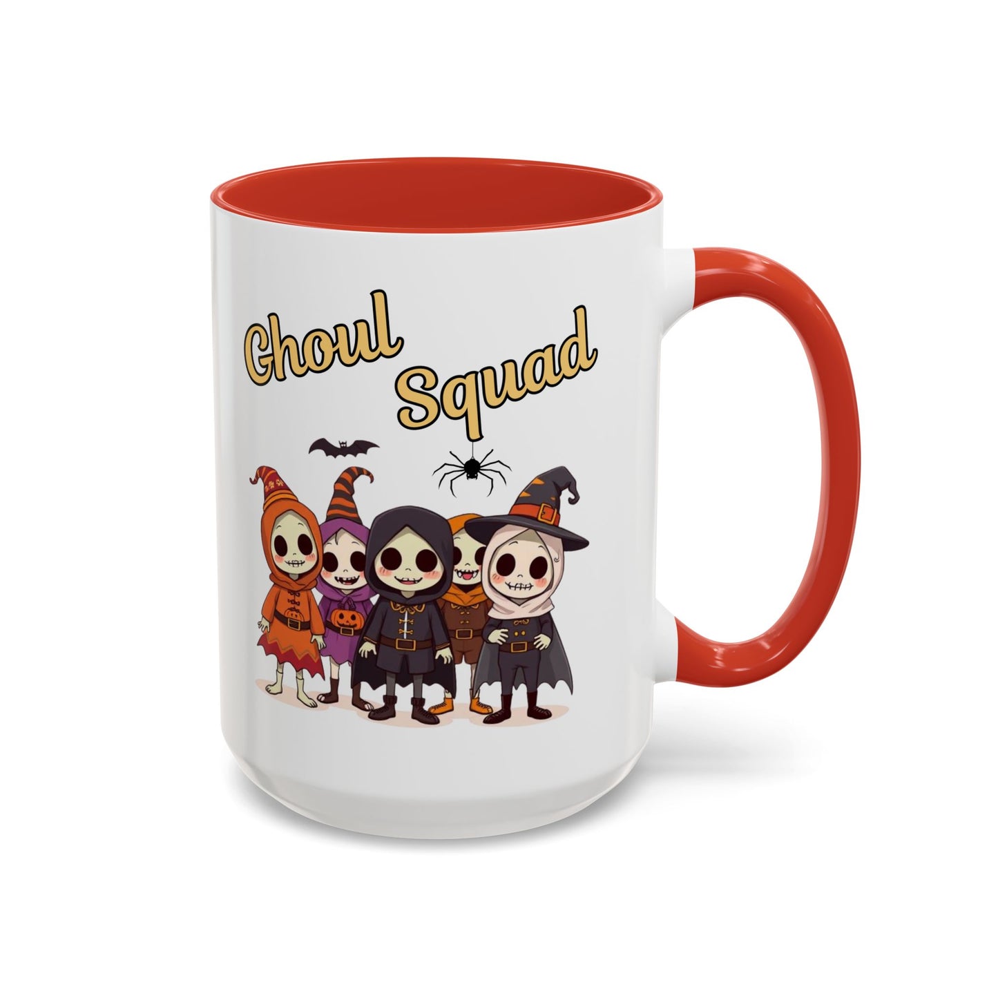 Ghoul Squad Coffee Mug - Perfect for Halloween Parties, Trick-or-Treating, or Everyday Use - Fun Spooky Gift, Holiday Decor, Novelty Mug, Fall
