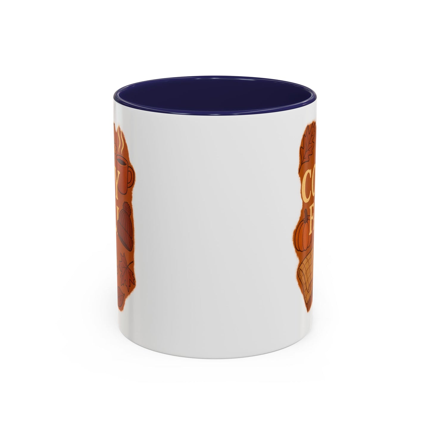 Cozy Fall Accent Coffee Mug | Seasonal Drinkware | Autumn Vibes | Perfect Gift for Fall | Home Decor | Coffee Lover's Companion