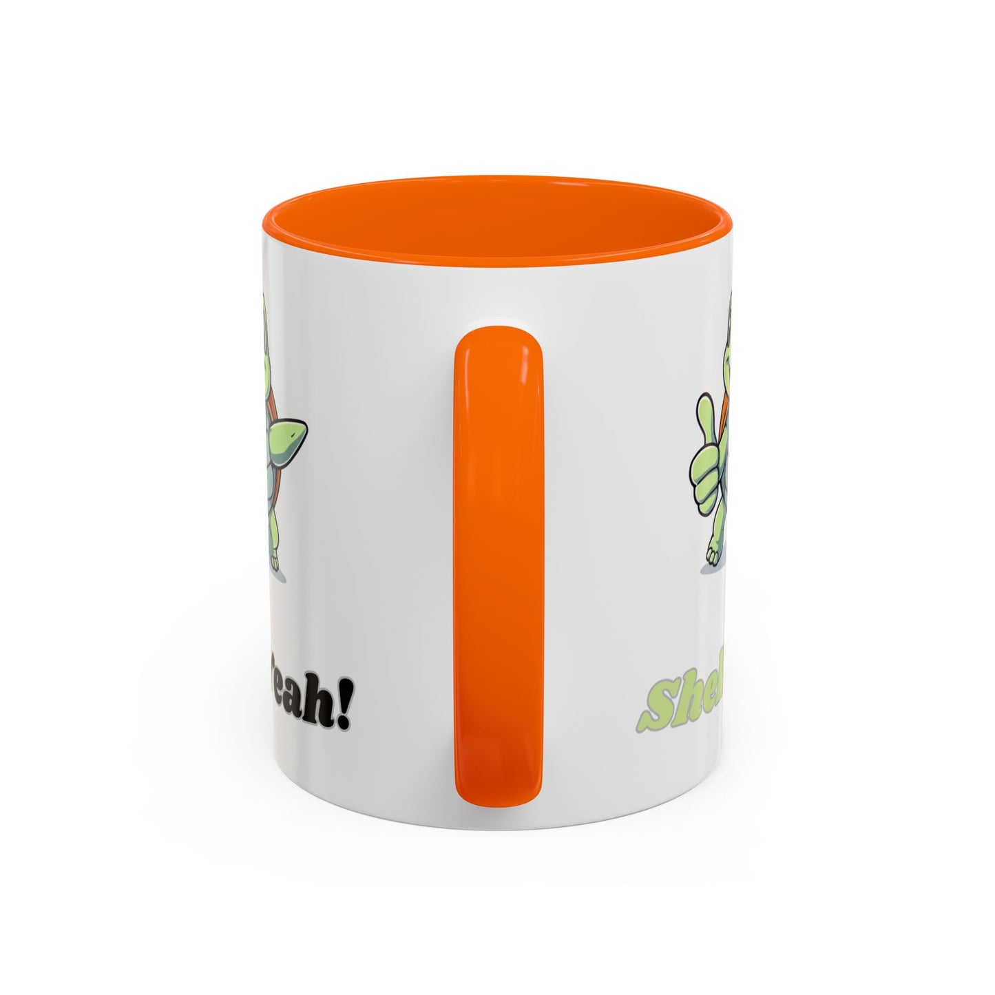Cheerful Coffee Mug, Shell Yeah! Turtle Mug, Fun Gift for Kids, Cute Kitchen Decor, Positive Vibe Cup, Animal Lover Gift
