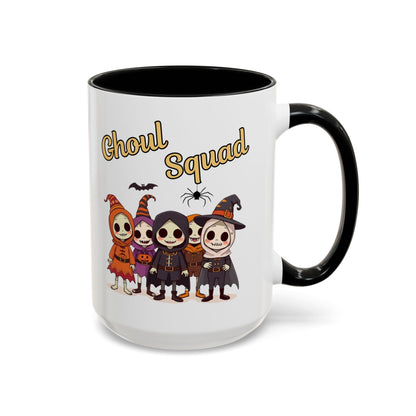 Ghoul Squad Coffee Mug - Perfect for Halloween Parties, Trick-or-Treating, or Everyday Use - Fun Spooky Gift, Holiday Decor, Novelty Mug, Fall