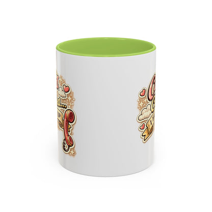 Cupid Called... I Hung Up Coffee Mug — Funny Valentine’s Day Accent Mug