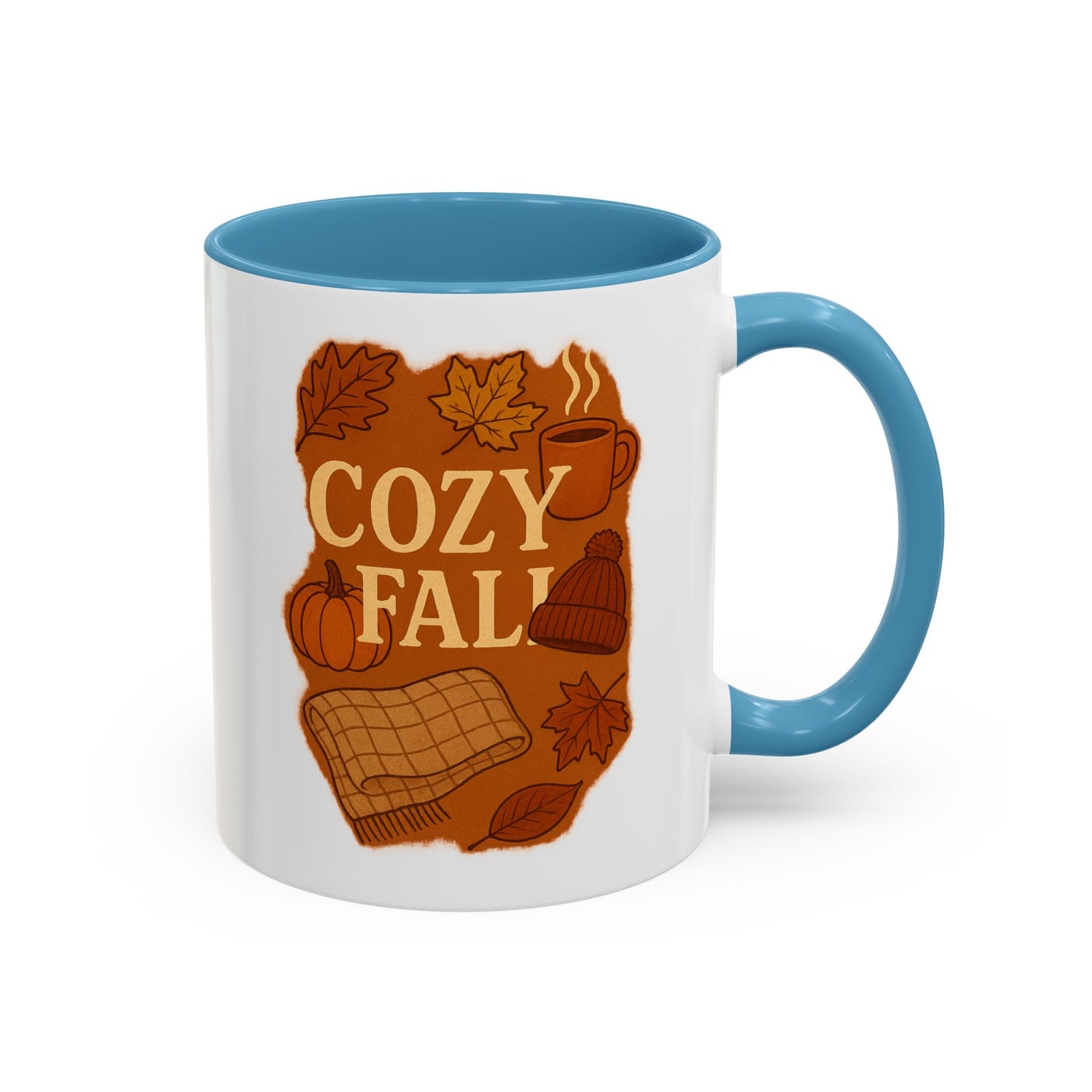 Cozy Fall Accent Coffee Mug | Seasonal Drinkware | Autumn Vibes | Perfect Gift for Fall | Home Decor | Coffee Lover's Companion
