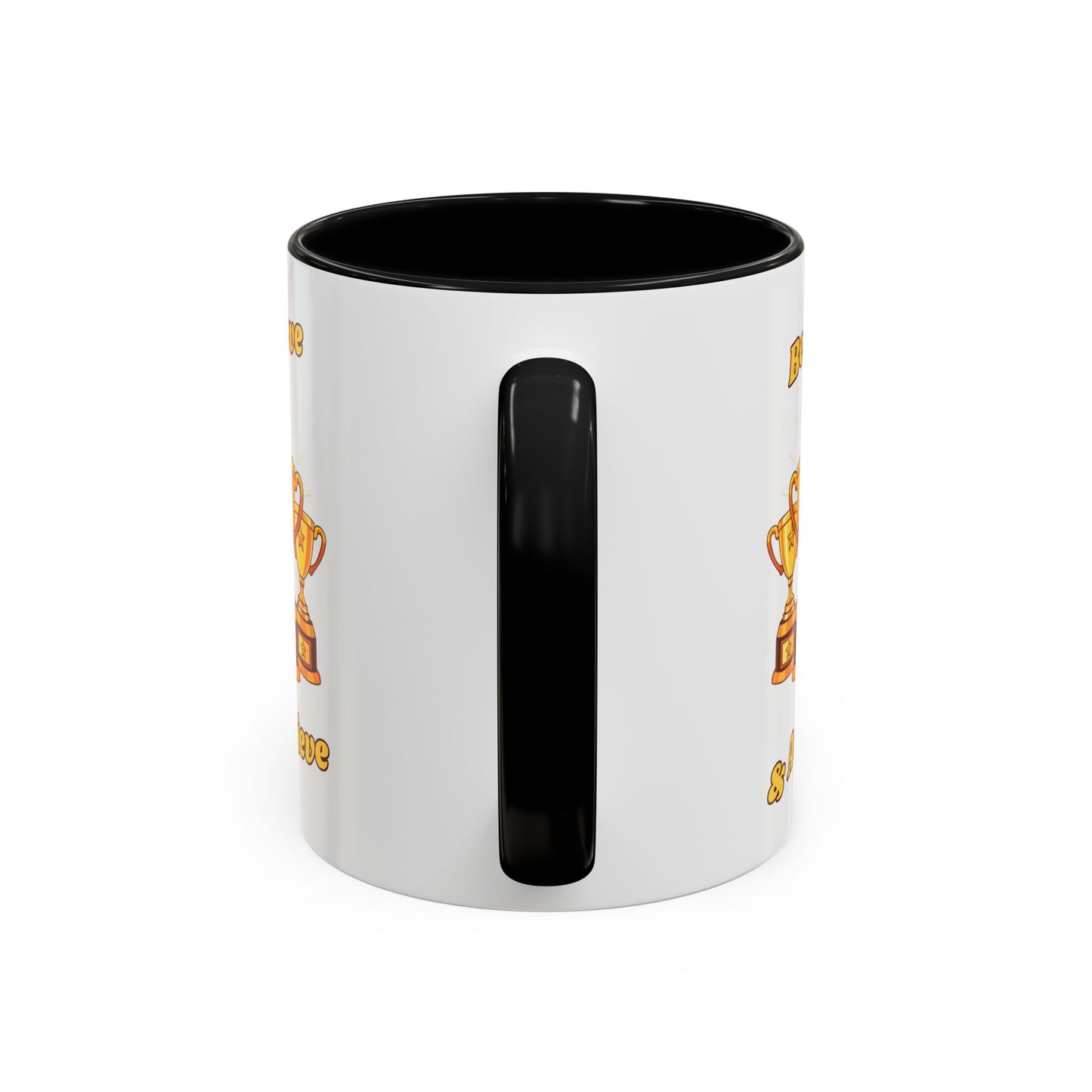 Award-Winning Coffee Mug, Believe & Achieve Cup, Motivational Gift for Winners, Sports, Achievements, Graduation