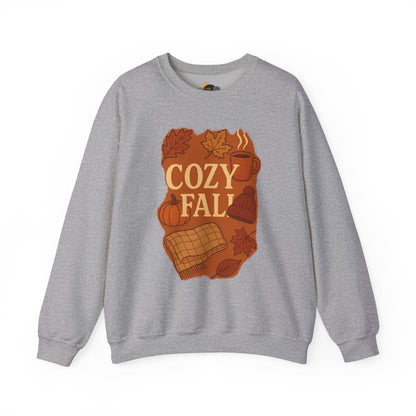 Cozy Fall Crewneck Sweatshirt, Autumn Apparel, Unisex Sweatshirt, Fall Fashion, Thanksgiving Gift, Cozy Sweater