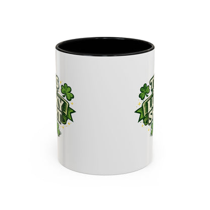 Lucky Shirt Coffee Mug — "This Is My Lucky Shirt" St. Patrick’s Day Accent Mug