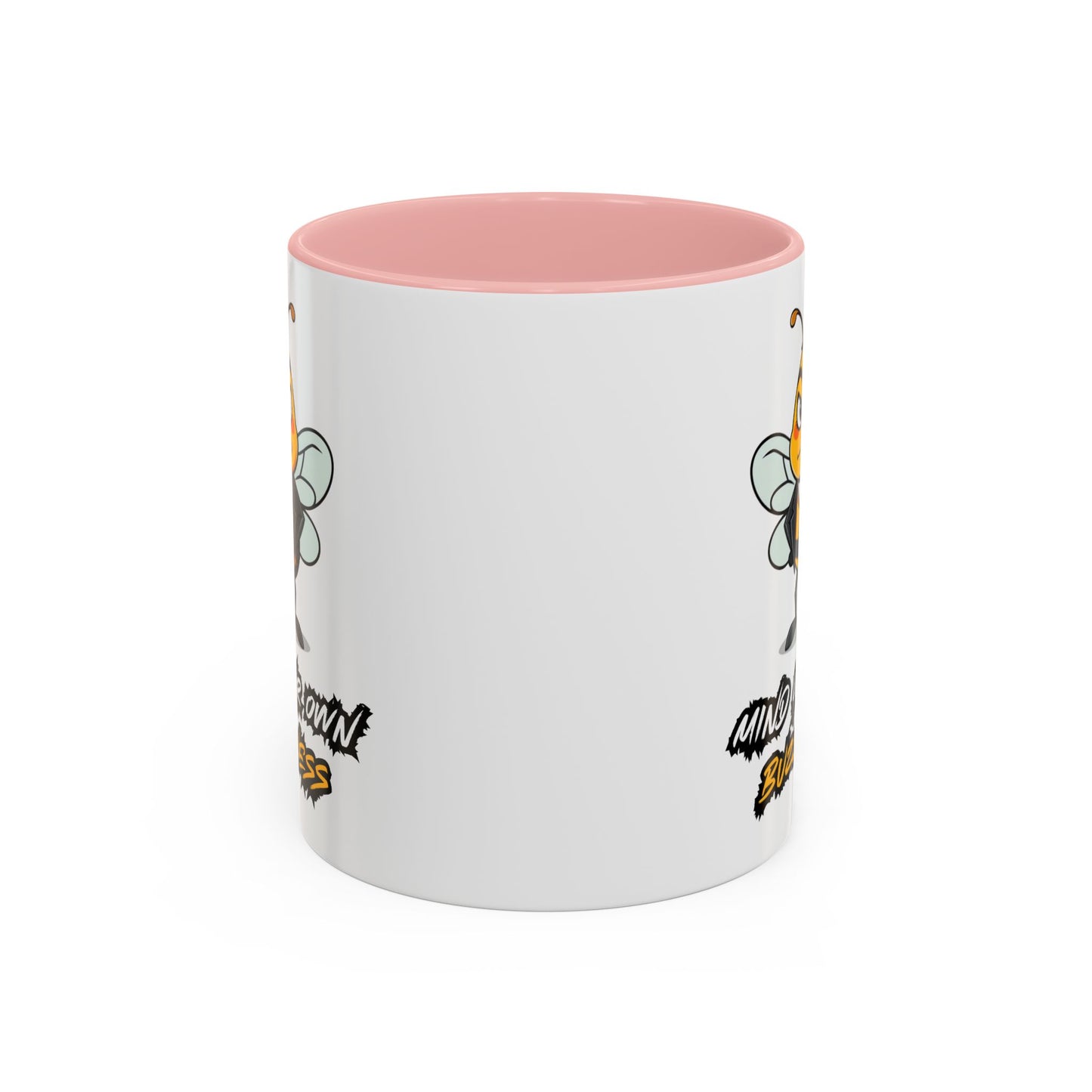 Mind Your Own Buzz-ness Accent Coffee Mug | Funny Bee Gift for Coffee Lovers, Bee Lover Mug, Humorous Kitchen Decor, Perfect for Gifts, Spring Time