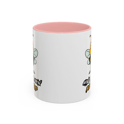 Mind Your Own Buzz-ness Accent Coffee Mug | Funny Bee Gift for Coffee Lovers, Bee Lover Mug, Humorous Kitchen Decor, Perfect for Gifts, Spring Time