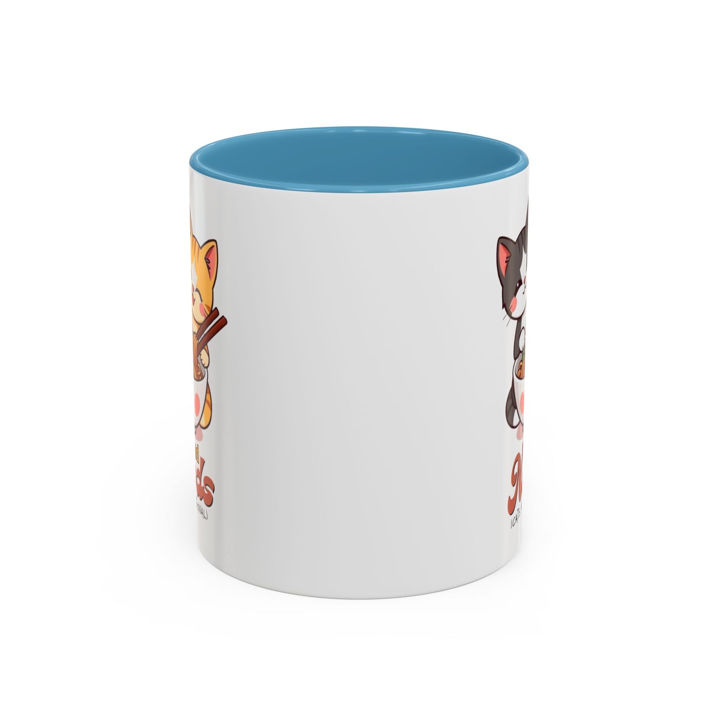 Cute Cat-Themed Coffee Mug, Send Noods Mug, Fun Gift for Cat Lovers, Unique Kitchen Decor, Perfect for Birthdays or Holidays