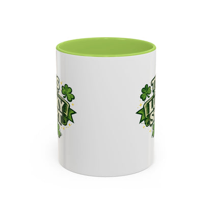 Lucky Shirt Coffee Mug — "This Is My Lucky Shirt" St. Patrick’s Day Accent Mug