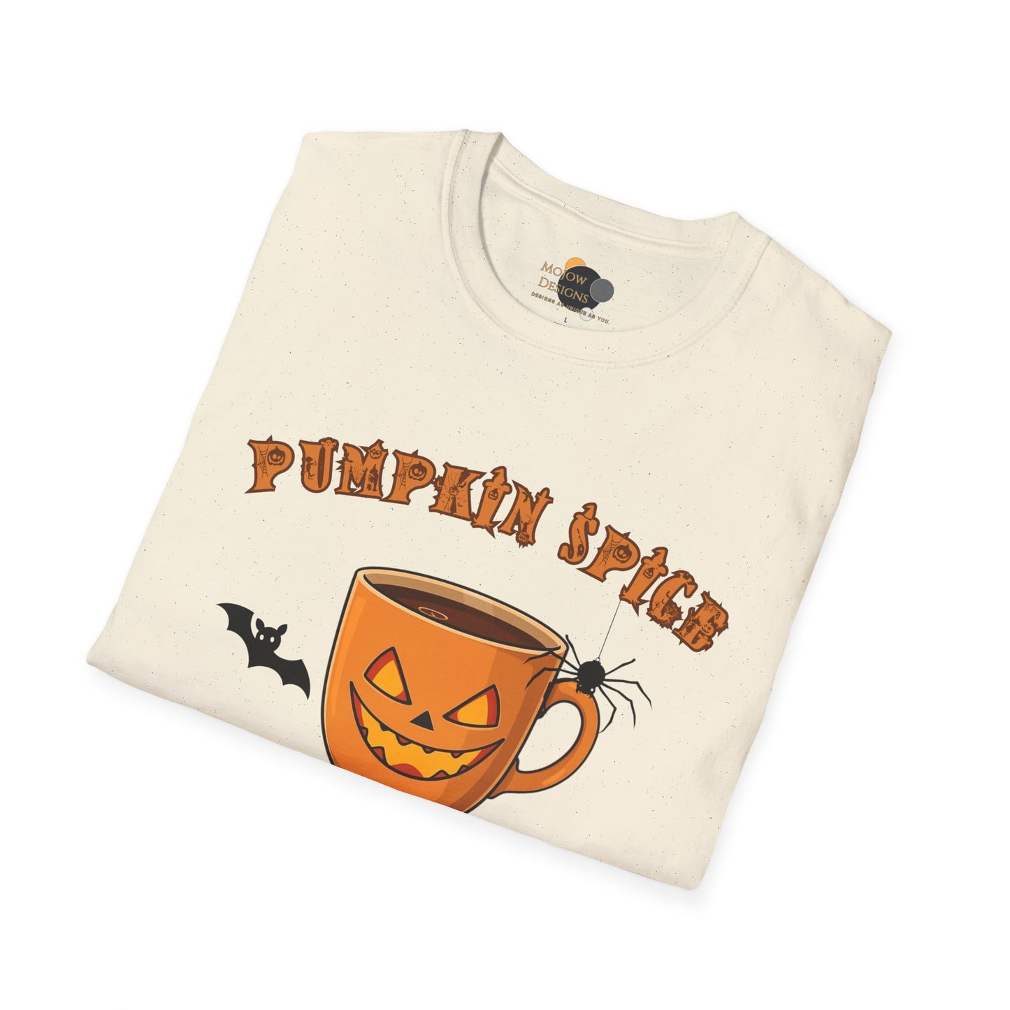 Pumpkin Spice Unisex T-Shirt | Cozy Fall Tee, Halloween Shirt, Autumn Apparel, Casual Outfit, Gift for Pumpkin Lovers