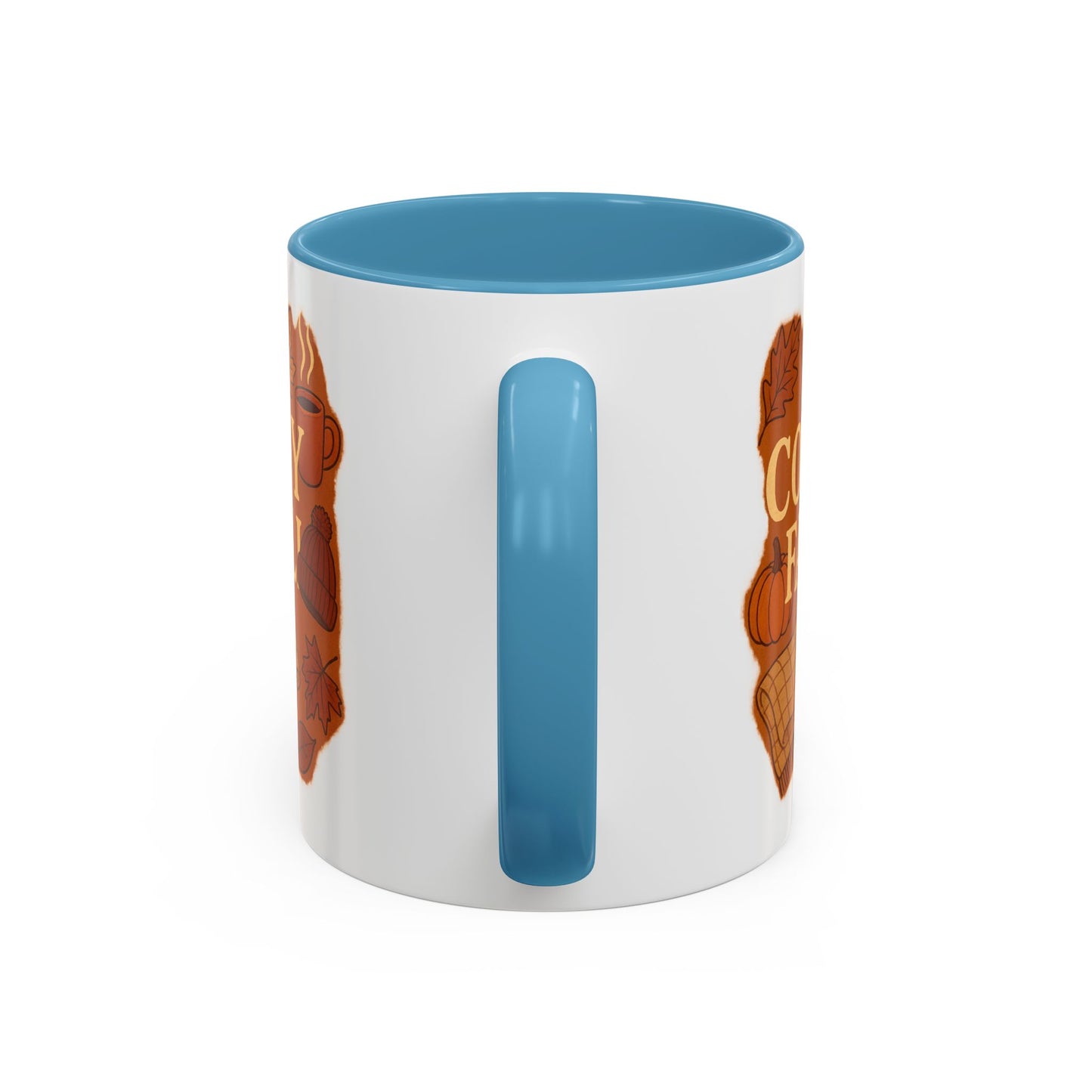 Cozy Fall Accent Coffee Mug | Seasonal Drinkware | Autumn Vibes | Perfect Gift for Fall | Home Decor | Coffee Lover's Companion