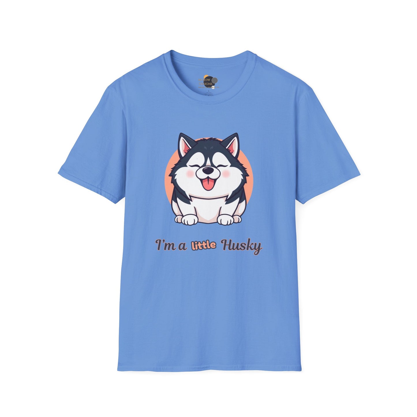 Cute Husky T-Shirt, Unisex Dog Lover Tee, Pet Owner Gift, Summer Apparel, Funny Animal Shirt, Casual Wear