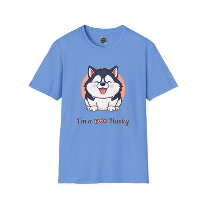 Cute Husky T-Shirt, Unisex Dog Lover Tee, Pet Owner Gift, Summer Apparel, Funny Animal Shirt, Casual Wear