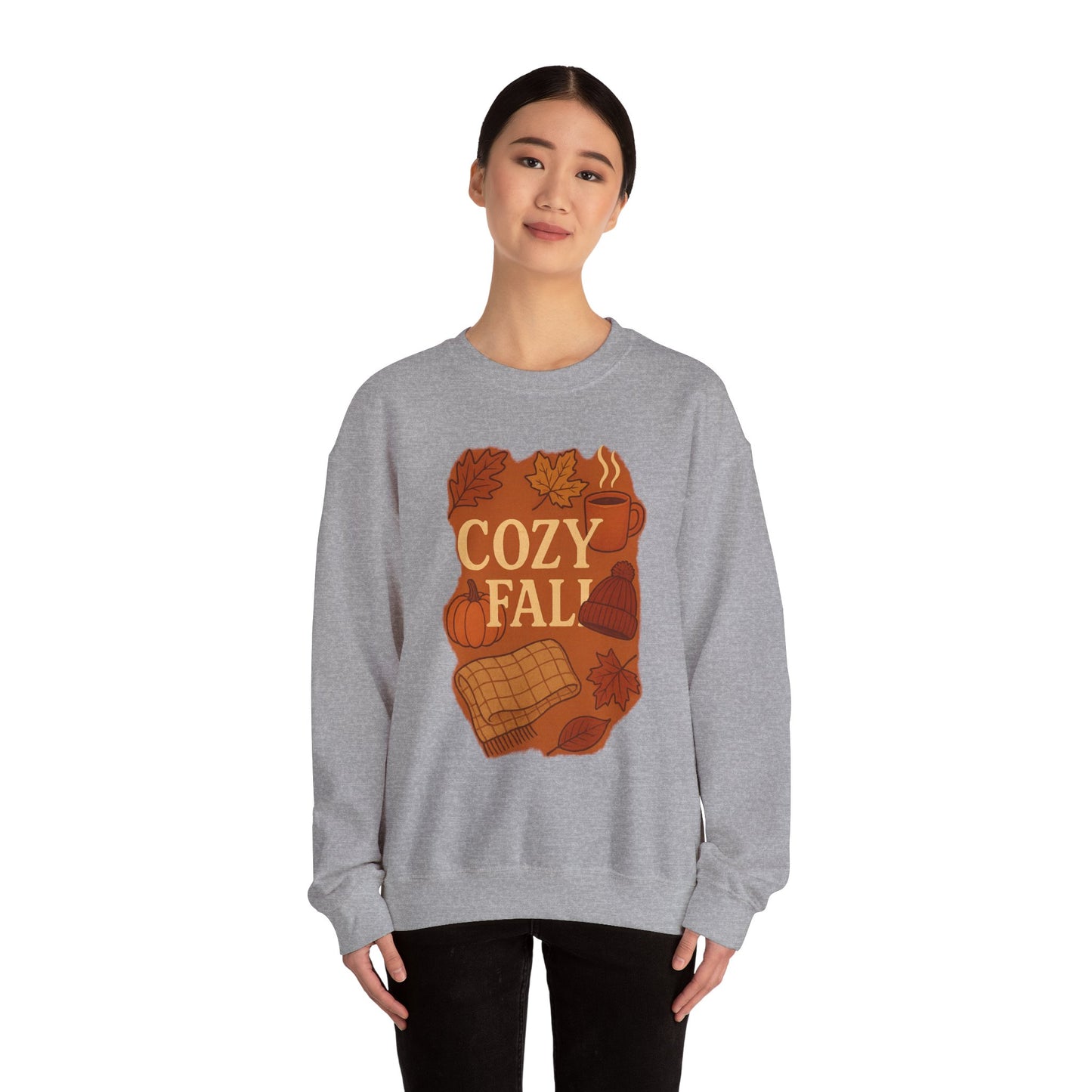 Cozy Fall Crewneck Sweatshirt, Autumn Apparel, Unisex Sweatshirt, Fall Fashion, Thanksgiving Gift, Cozy Sweater