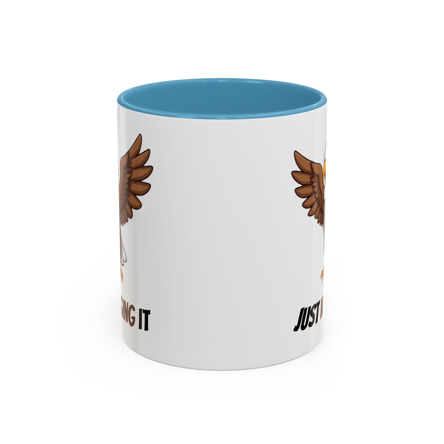 Just Winging It Coffee Mug - Fun Eagle Design, Motivational Mug, Perfect for Gifts, Coffee Lovers, Home Office, Quirky Drinkware