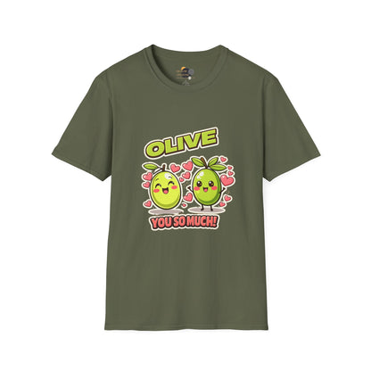 Olive You So Much T-Shirt — Cute Kawaii Olive Couple Valentine Tee
