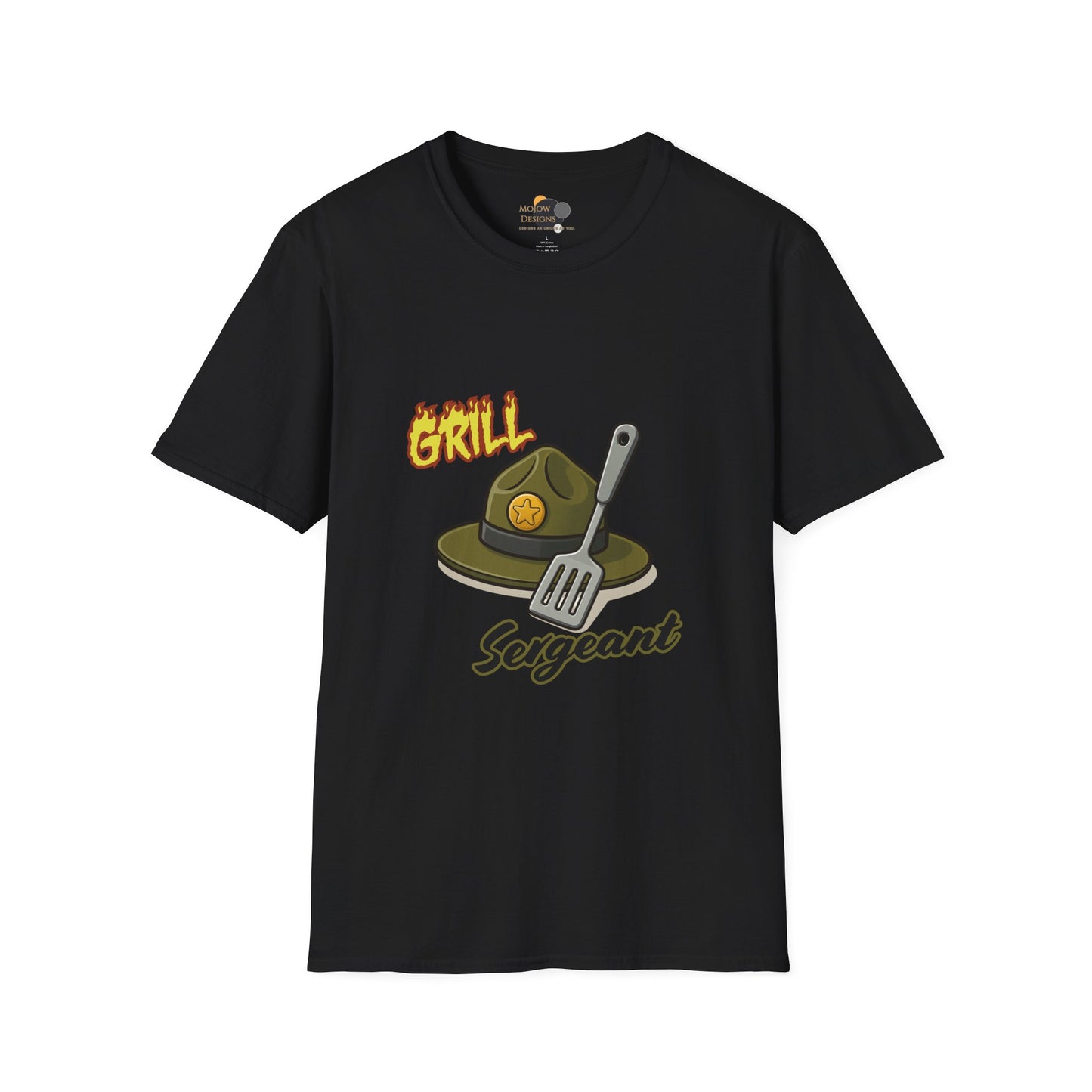 Grill Sergeant Unisex T-Shirt | Fun BBQ Gift, Casual Summer Wear, Cooking Enthusiast Tee, Father's Day Present, Outdoor Apparel