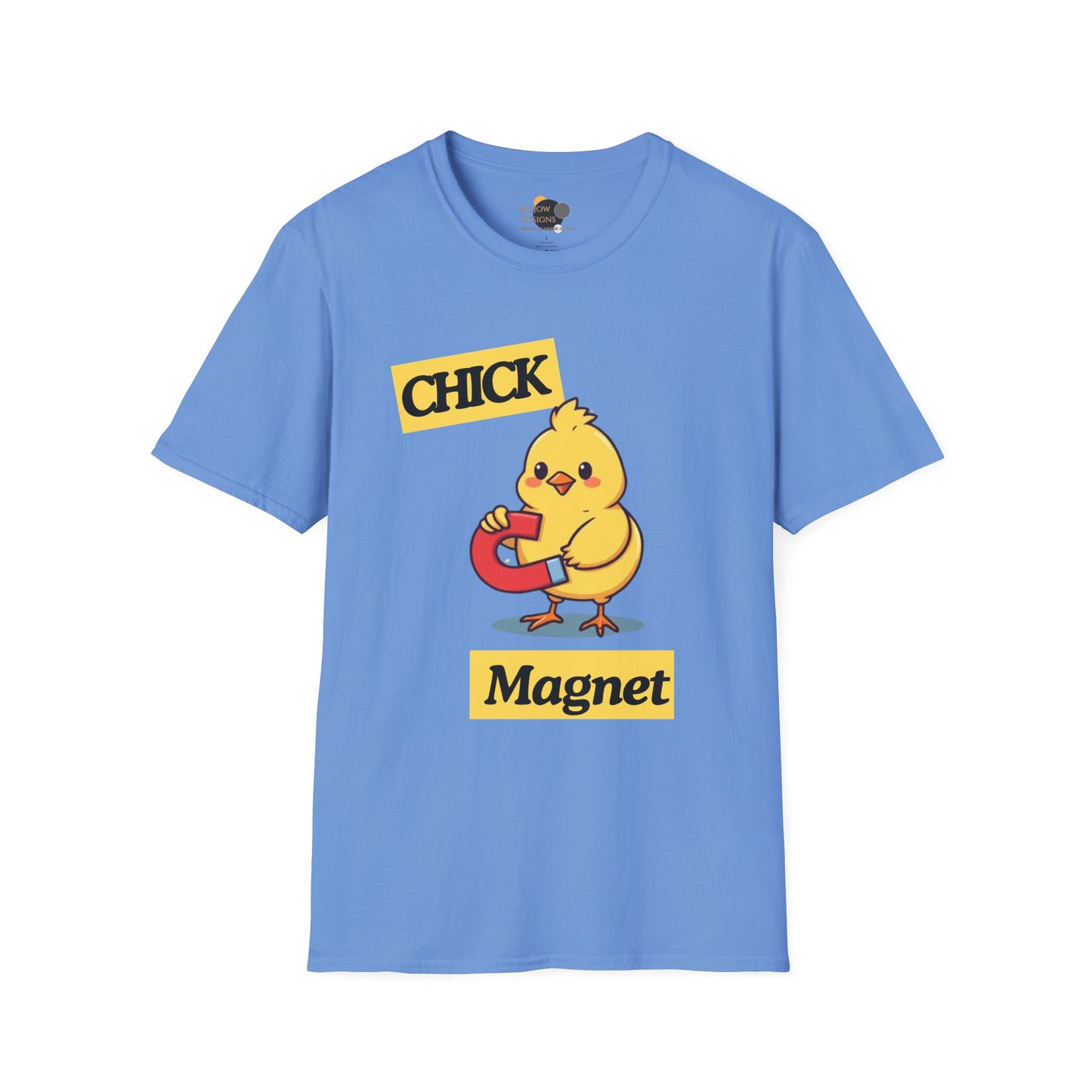 Chick Magnet T-Shirt, Cute Unisex Tee, Funny Gift for Kids or Adults, Spring and Easter Apparel, Softstyle Graphic Shirt