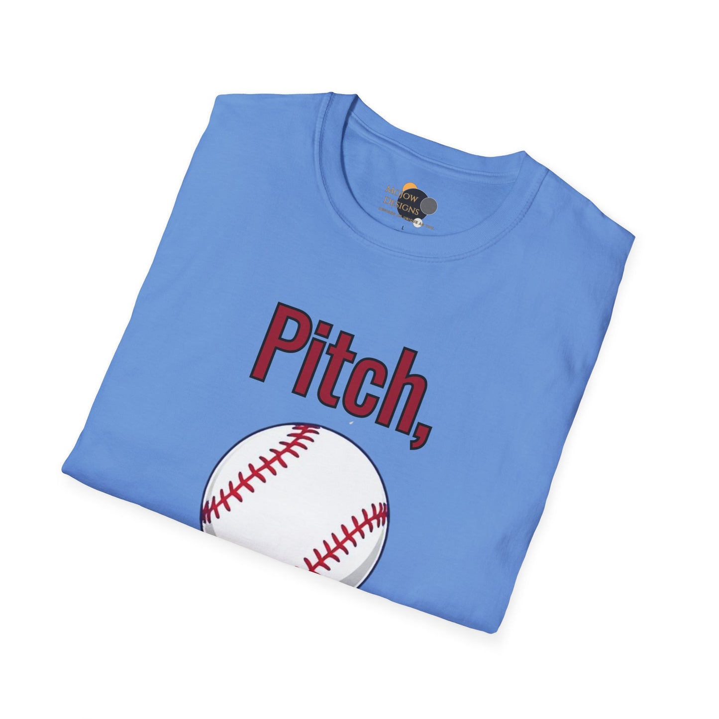 Baseball-Themed Unisex Softstyle T-Shirt, Perfect for Game Days, Sporty Gift, Summer Casual Wear, Unique Baseball Fan Apparel