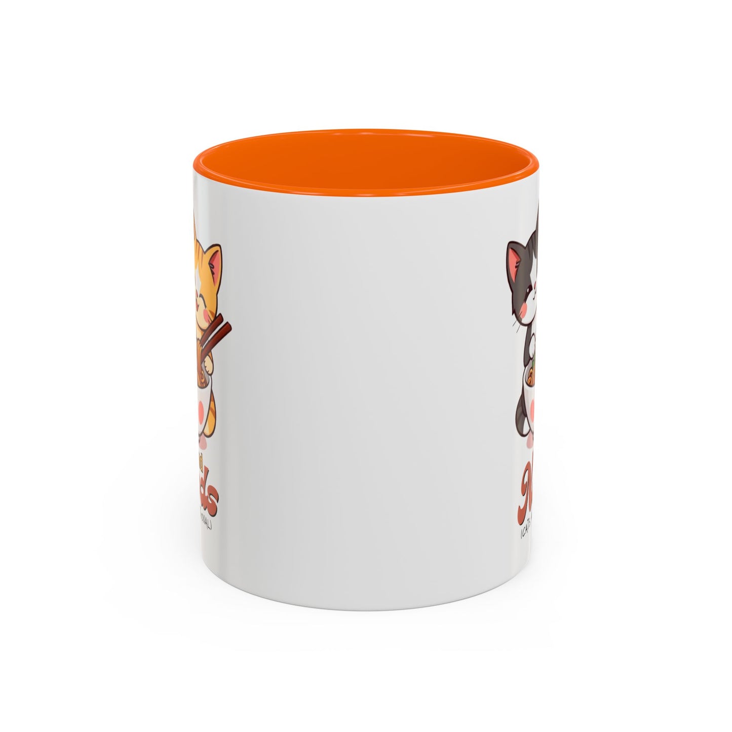 Cute Cat-Themed Coffee Mug, Send Noods Mug, Fun Gift for Cat Lovers, Unique Kitchen Decor, Perfect for Birthdays or Holidays