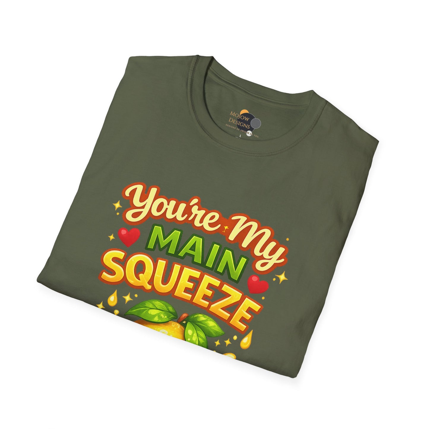 You’re My Main Squeeze T-Shirt — Cute Lemon Pun Graphic Tee for Couples & Valentine’s Day