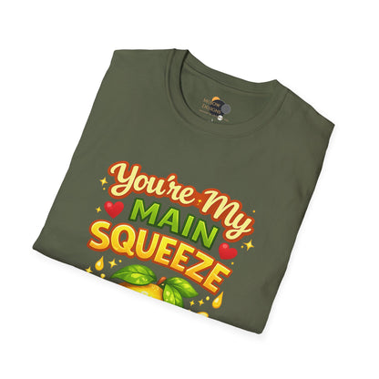 You’re My Main Squeeze T-Shirt — Cute Lemon Pun Graphic Tee for Couples & Valentine’s Day