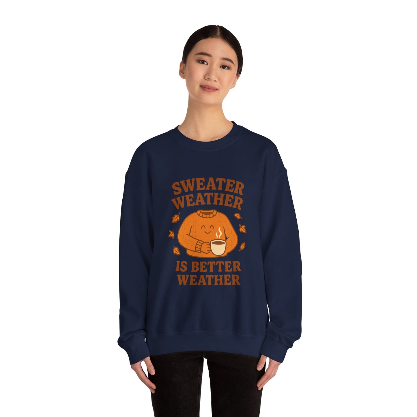Cozy Fall Crewneck Sweatshirt - Perfect for Autumn Vibes, Gift for Friends, Seasonal Style, Pumpkin Spice Lovers, Cozy Weather Fashion