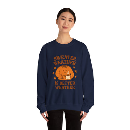 Cozy Fall Crewneck Sweatshirt - Perfect for Autumn Vibes, Gift for Friends, Seasonal Style, Pumpkin Spice Lovers, Cozy Weather Fashion