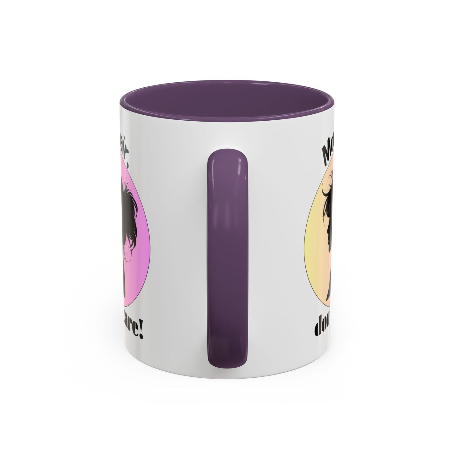 Mom Hair Coffee Mug - Stylish Gift for Moms, Caffeinated Humor Mug, Cute Kitchen Decor, Sweet Gift for Mother's Day, Funny Coffee Cup