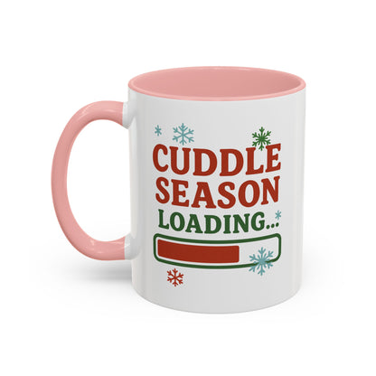 Cuddle Season Loading Coffee Mug — Holiday Hot Cocoa Gift Christmas