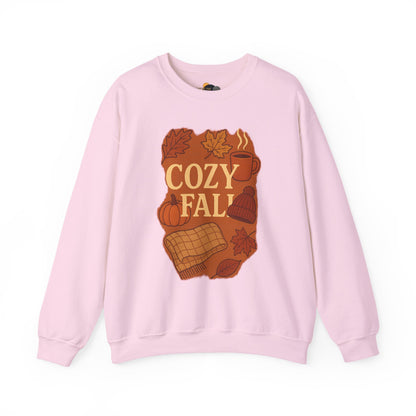 Cozy Fall Crewneck Sweatshirt, Autumn Apparel, Unisex Sweatshirt, Fall Fashion, Thanksgiving Gift, Cozy Sweater