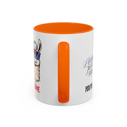 Llama Coffee Mug - Funny Llama Mug, Accent Mug, Gift for Coffee Lovers, Unique Llama Gifts, You're Awesome Mug