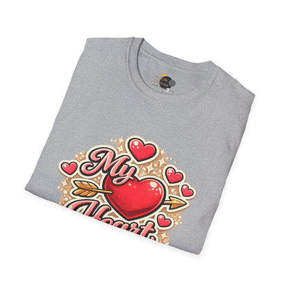 My Heart Is Yours T-Shirt — Valentine's Heart Graphic Tee