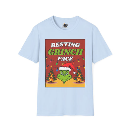 Grinch 'Resting Grinch Face' Christmas T‑Shirt