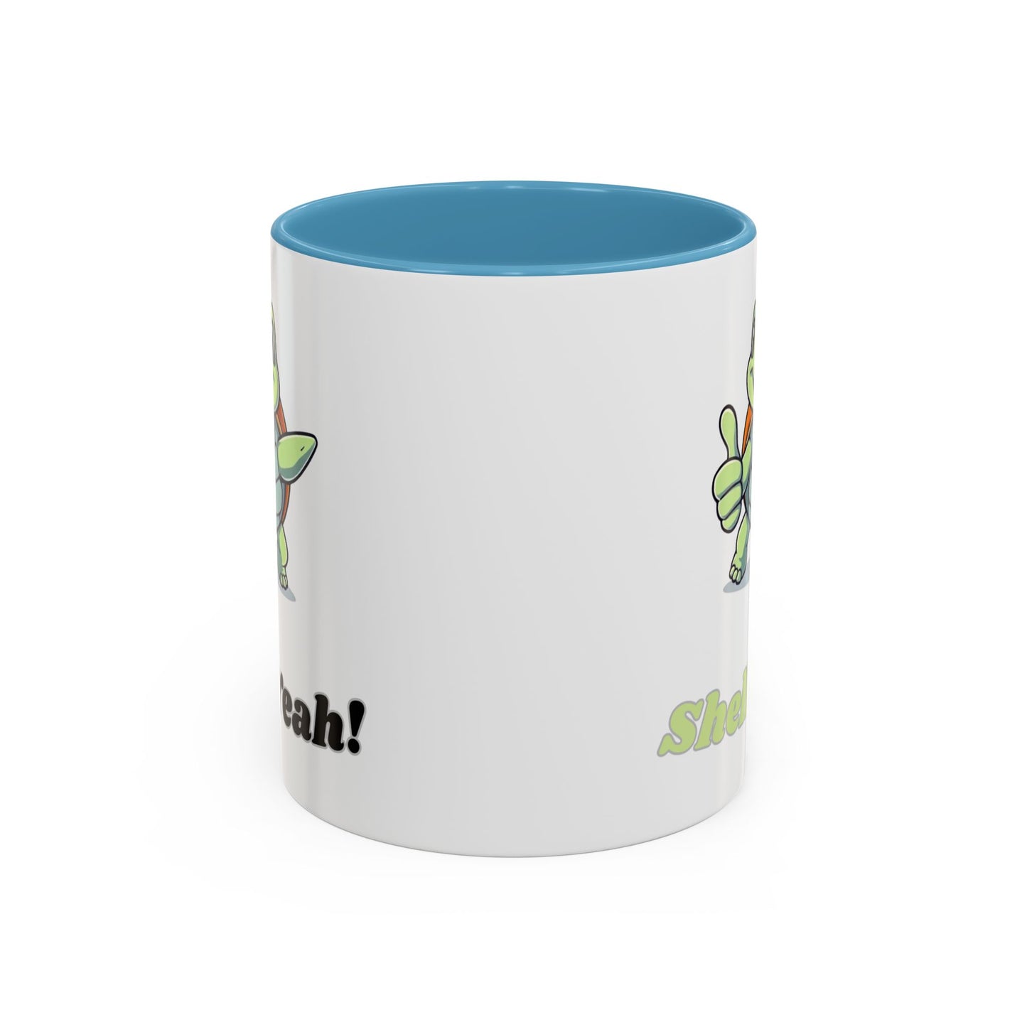 Cheerful Coffee Mug, Shell Yeah! Turtle Mug, Fun Gift for Kids, Cute Kitchen Decor, Positive Vibe Cup, Animal Lover Gift