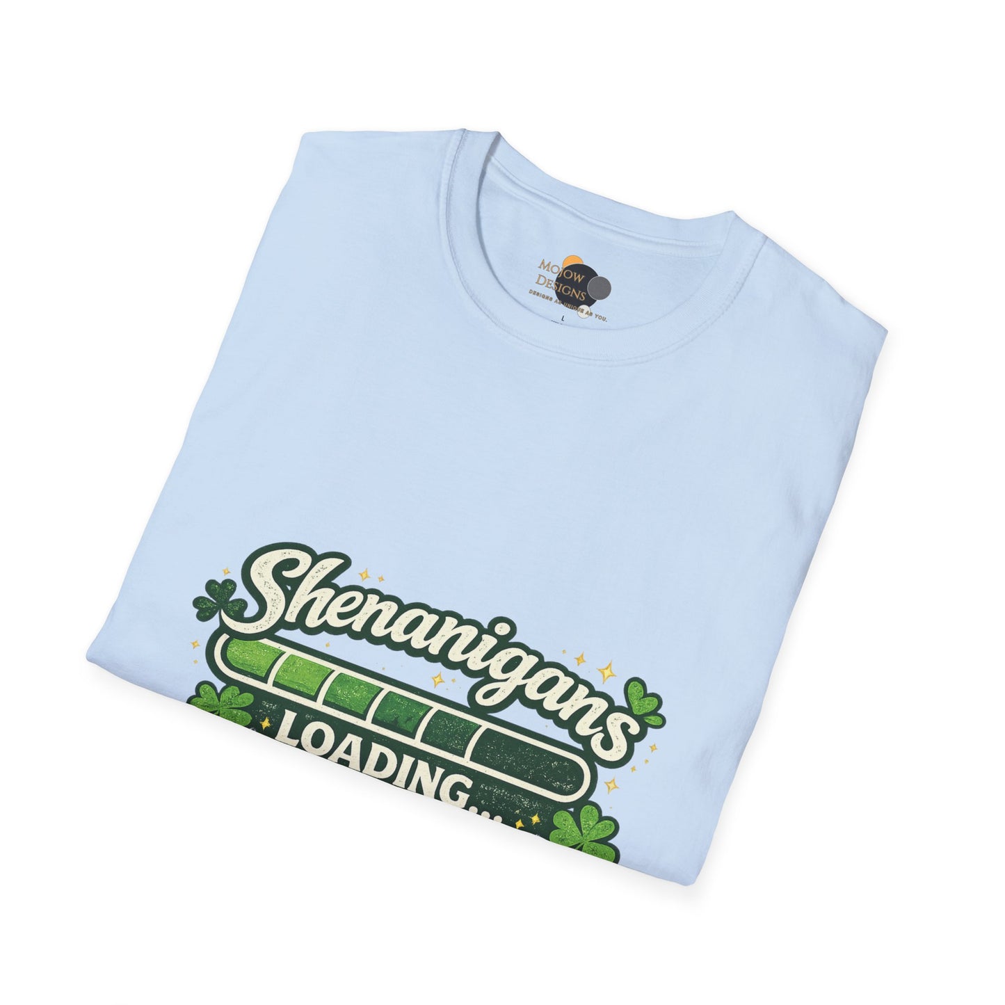 Shenanigans Loading Shamrock T-Shirt — Funny St. Patrick’s Day Tee