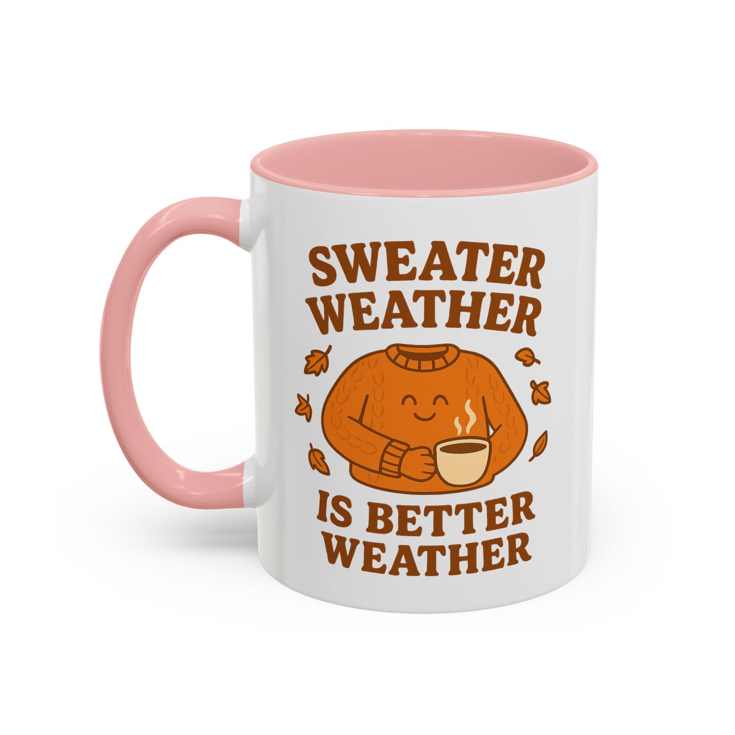 Cozy Fall Mug with Sweater Weather Design, Autumn Coffee Mug, Cute Gift for Pumpkin Spice Lovers, Hot Chocolate, Thanksgiving, Fall Decor