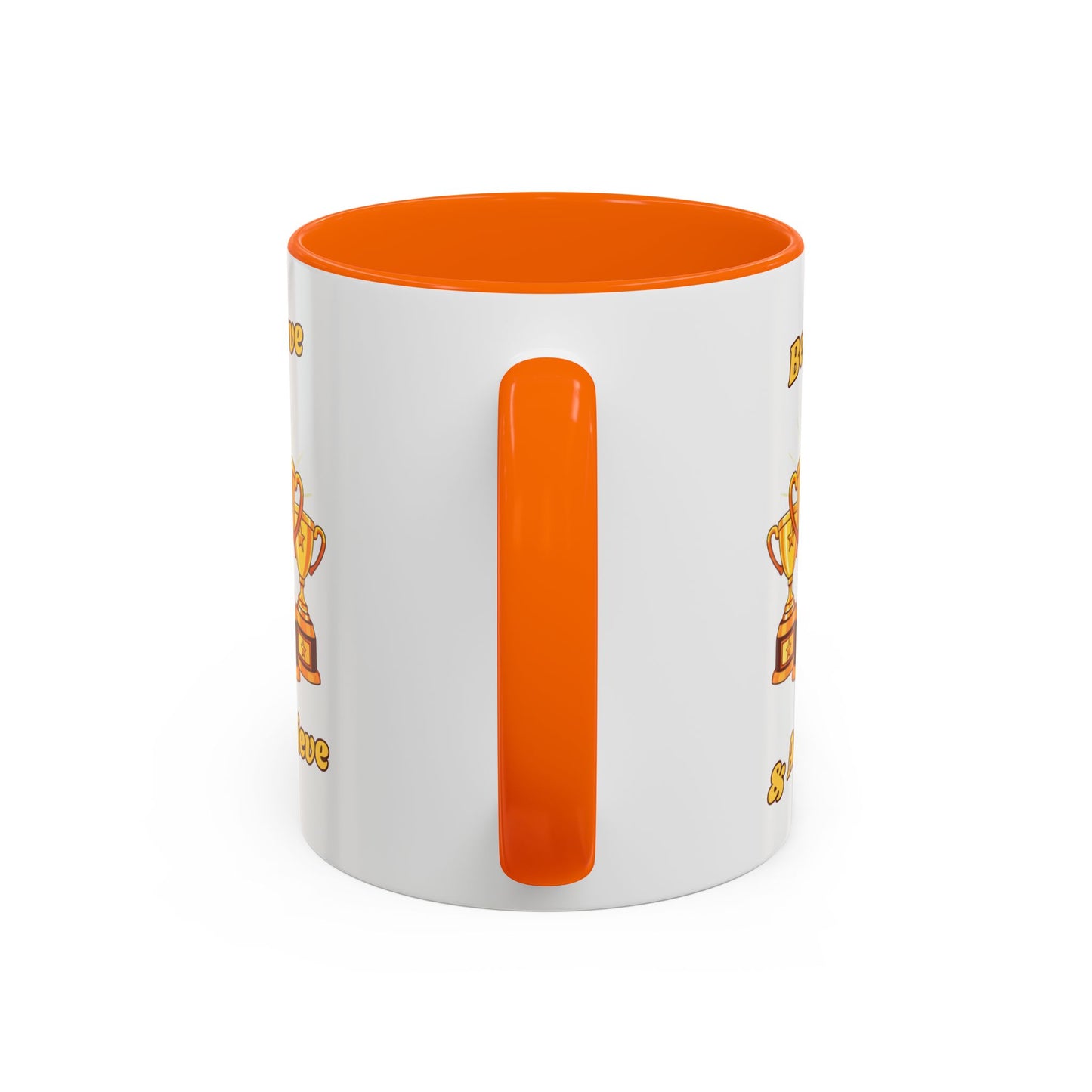 Award-Winning Coffee Mug, Believe & Achieve Cup, Motivational Gift for Winners, Sports, Achievements, Graduation