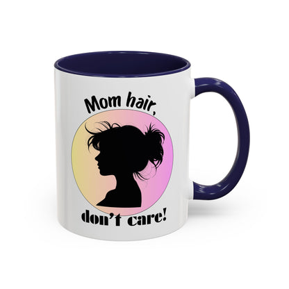 Mom Hair Coffee Mug - Stylish Gift for Moms, Caffeinated Humor Mug, Cute Kitchen Decor, Sweet Gift for Mother's Day, Funny Coffee Cup