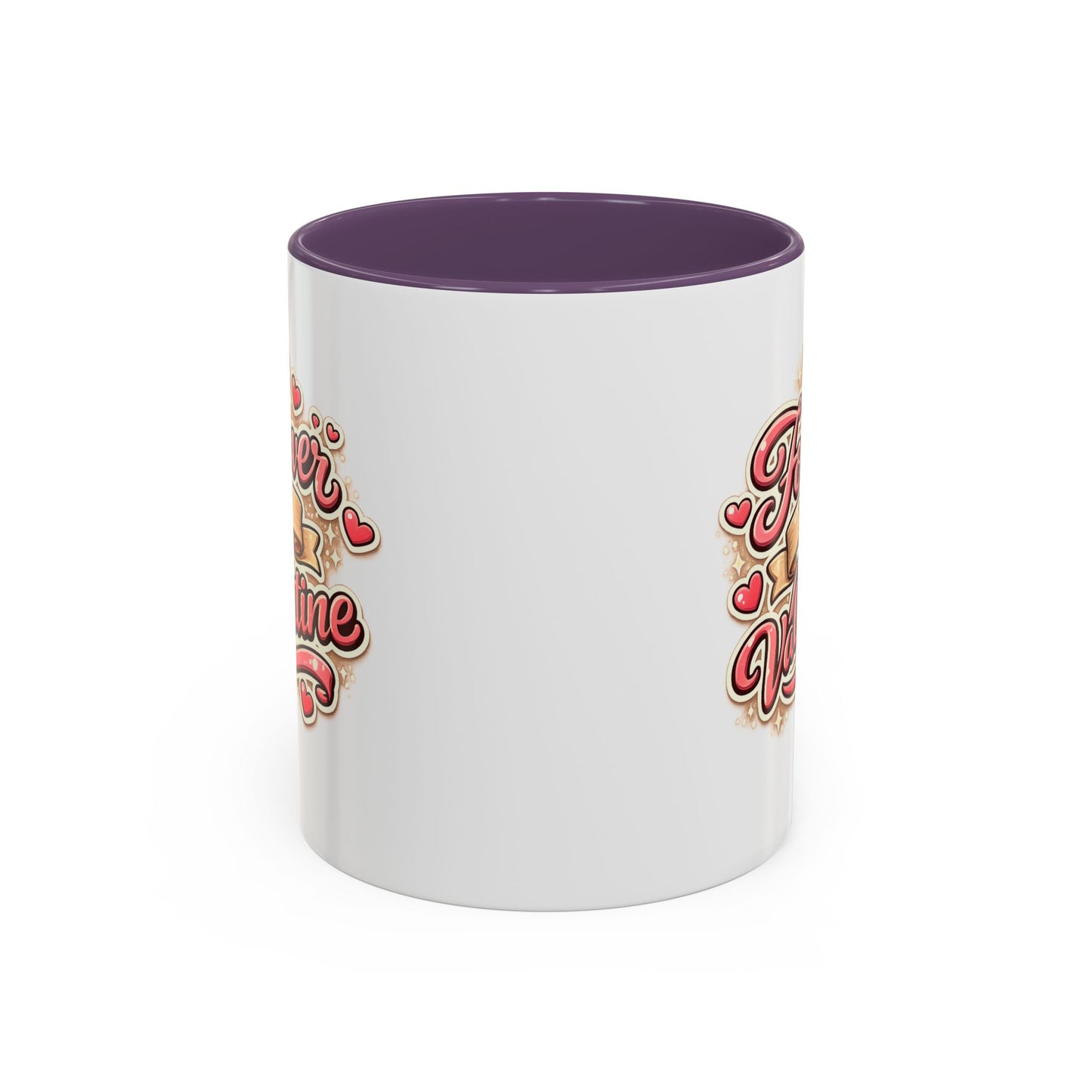 Forever My Valentine Accent Coffee Mug – Romantic Valentine’s Day Gift