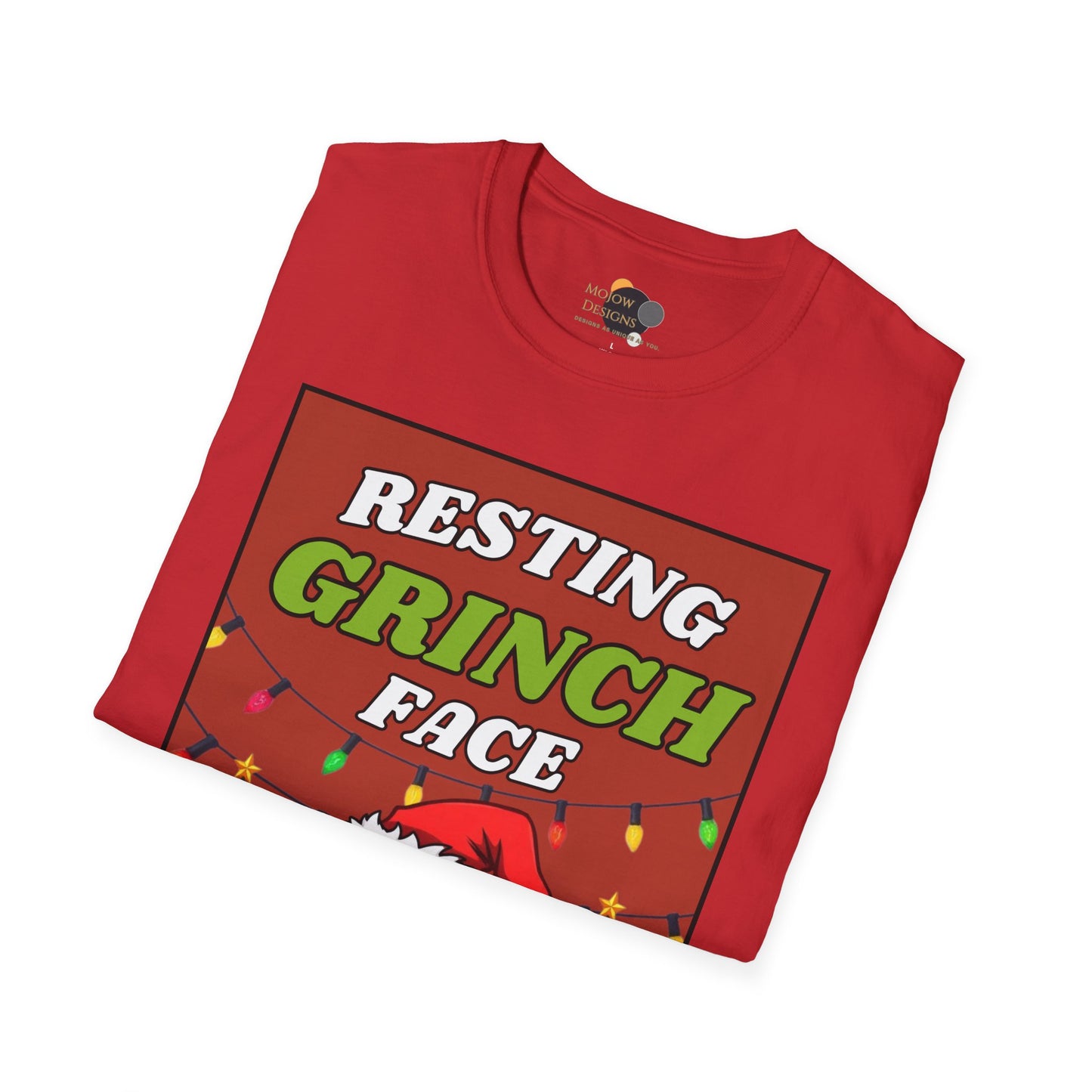 Grinch 'Resting Grinch Face' Christmas T‑Shirt