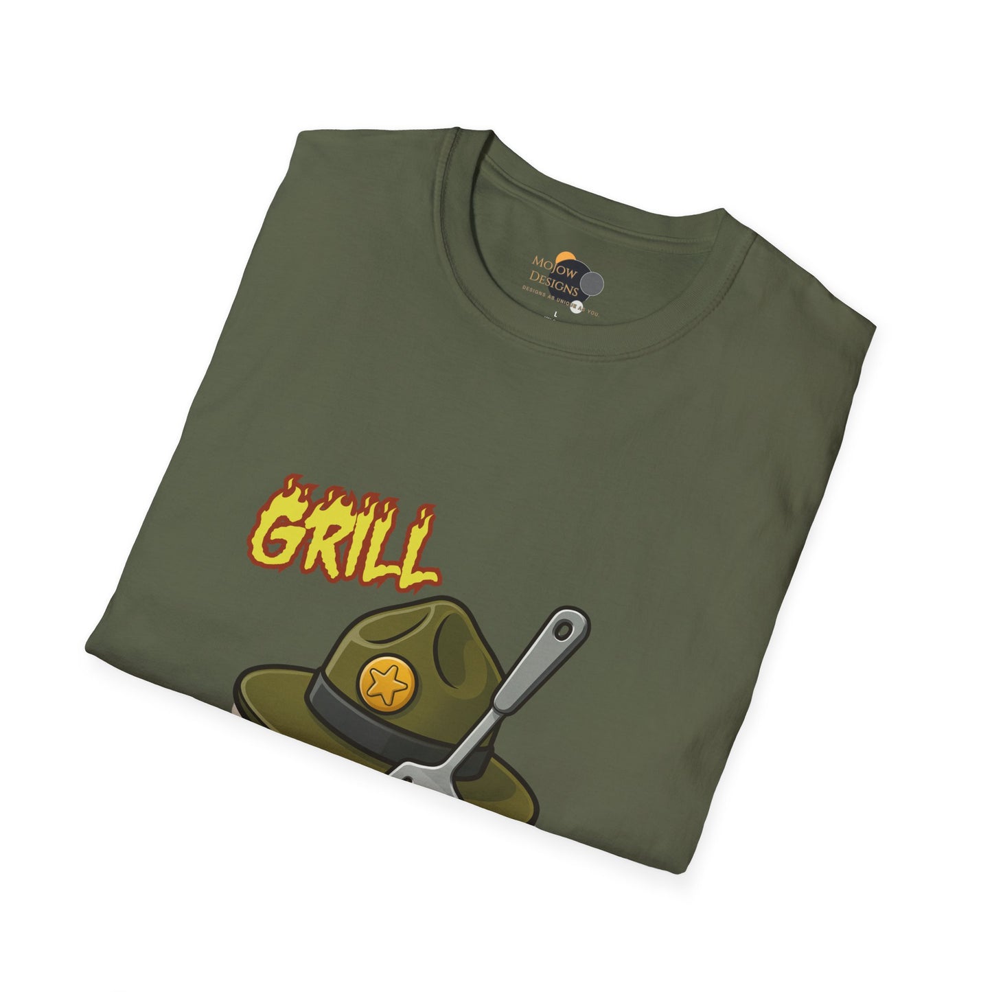 Grill Sergeant Unisex T-Shirt | Fun BBQ Gift, Casual Summer Wear, Cooking Enthusiast Tee, Father's Day Present, Outdoor Apparel