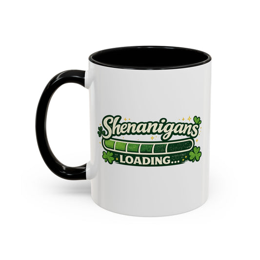 Shenanigans Loading Coffee Mug — St. Patrick’s Day Accent Mug