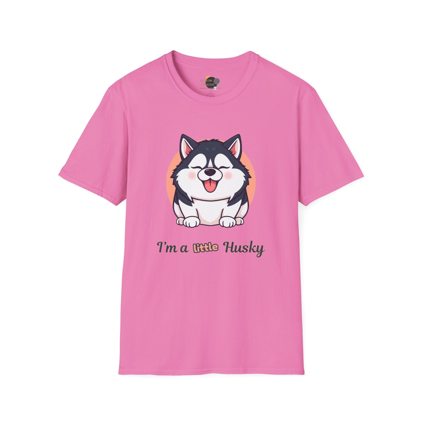 Cute Husky T-Shirt, Unisex Dog Lover Tee, Pet Owner Gift, Summer Apparel, Funny Animal Shirt, Casual Wear