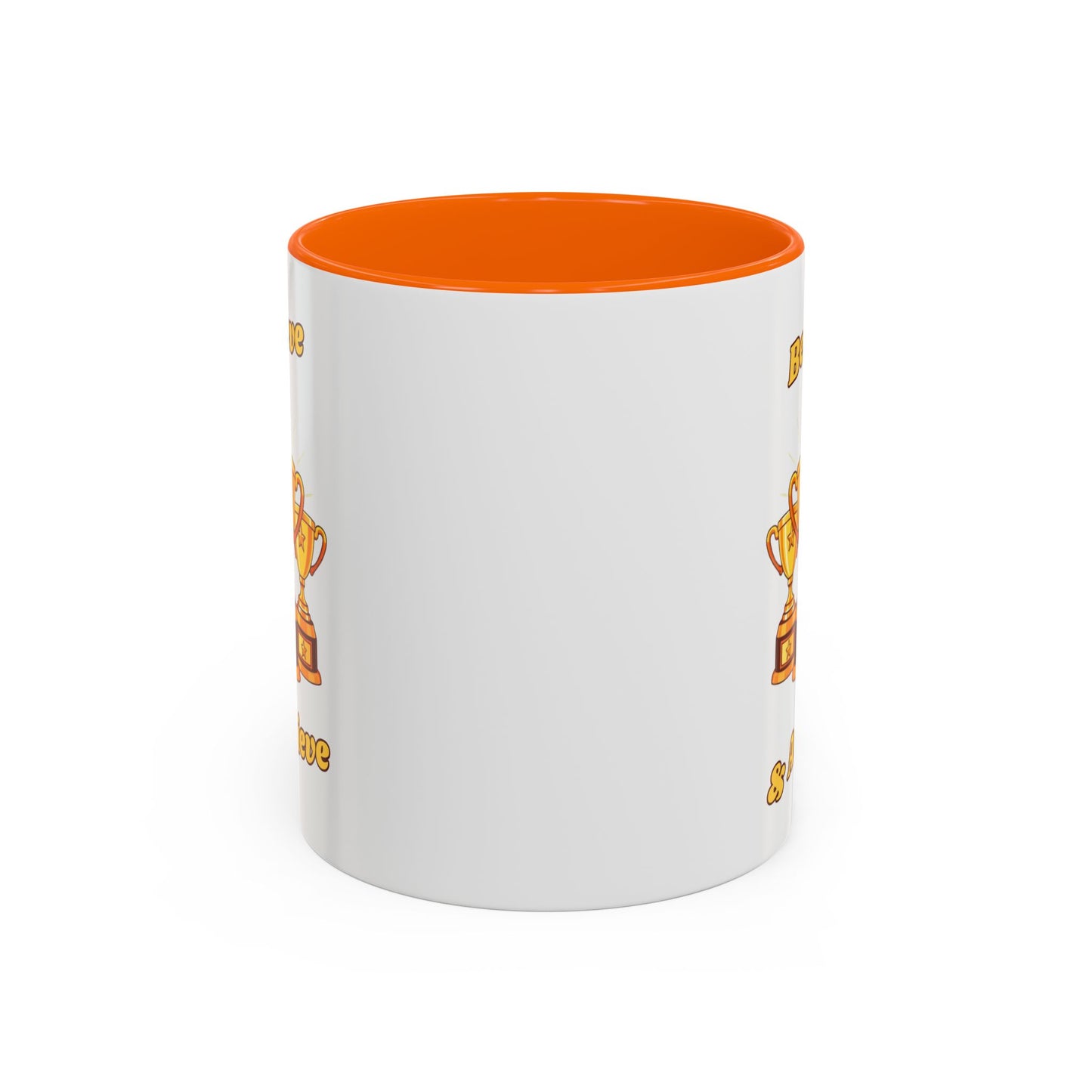 Award-Winning Coffee Mug, Believe & Achieve Cup, Motivational Gift for Winners, Sports, Achievements, Graduation